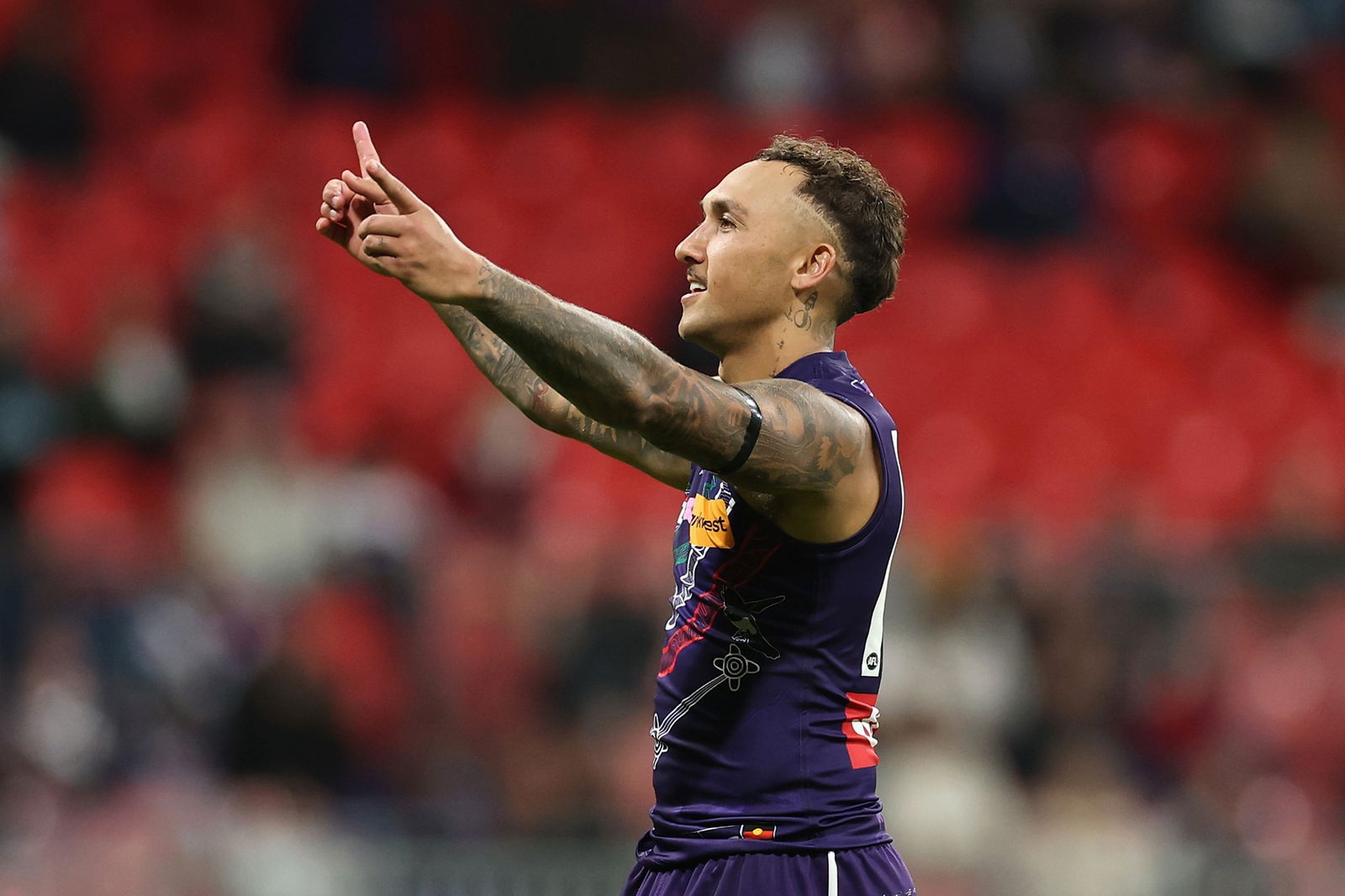 Shai Bolton was the best on ground for Walyalup, which recorded a huge win on the road against the Giants in Sydney.